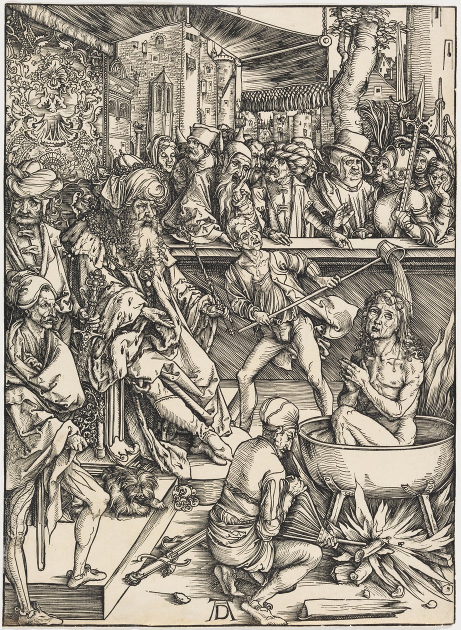 Evangelisten Johannes’ martyrium af Albrecht Dürer