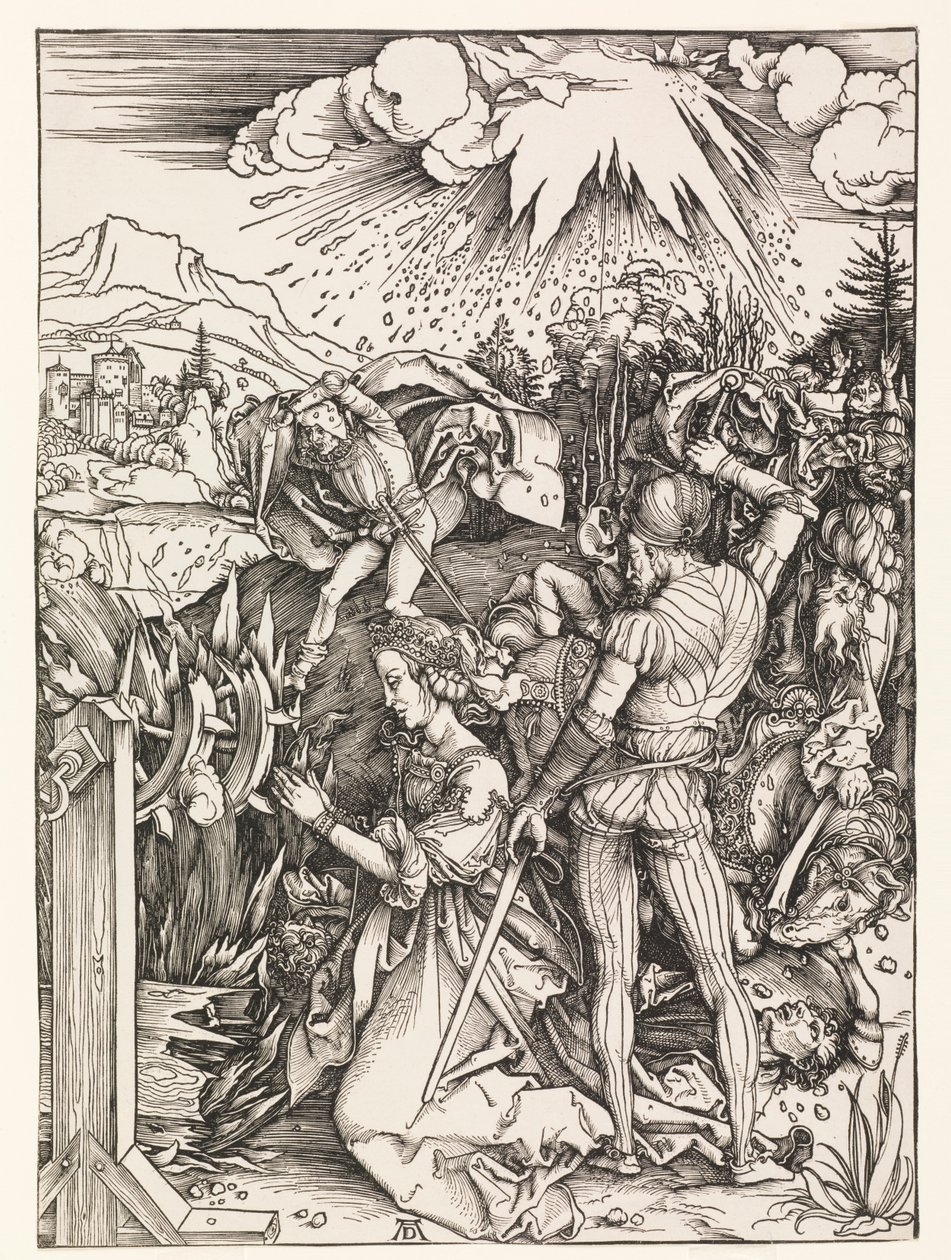 Den hellige Katarinas martyrium af Albrecht Dürer