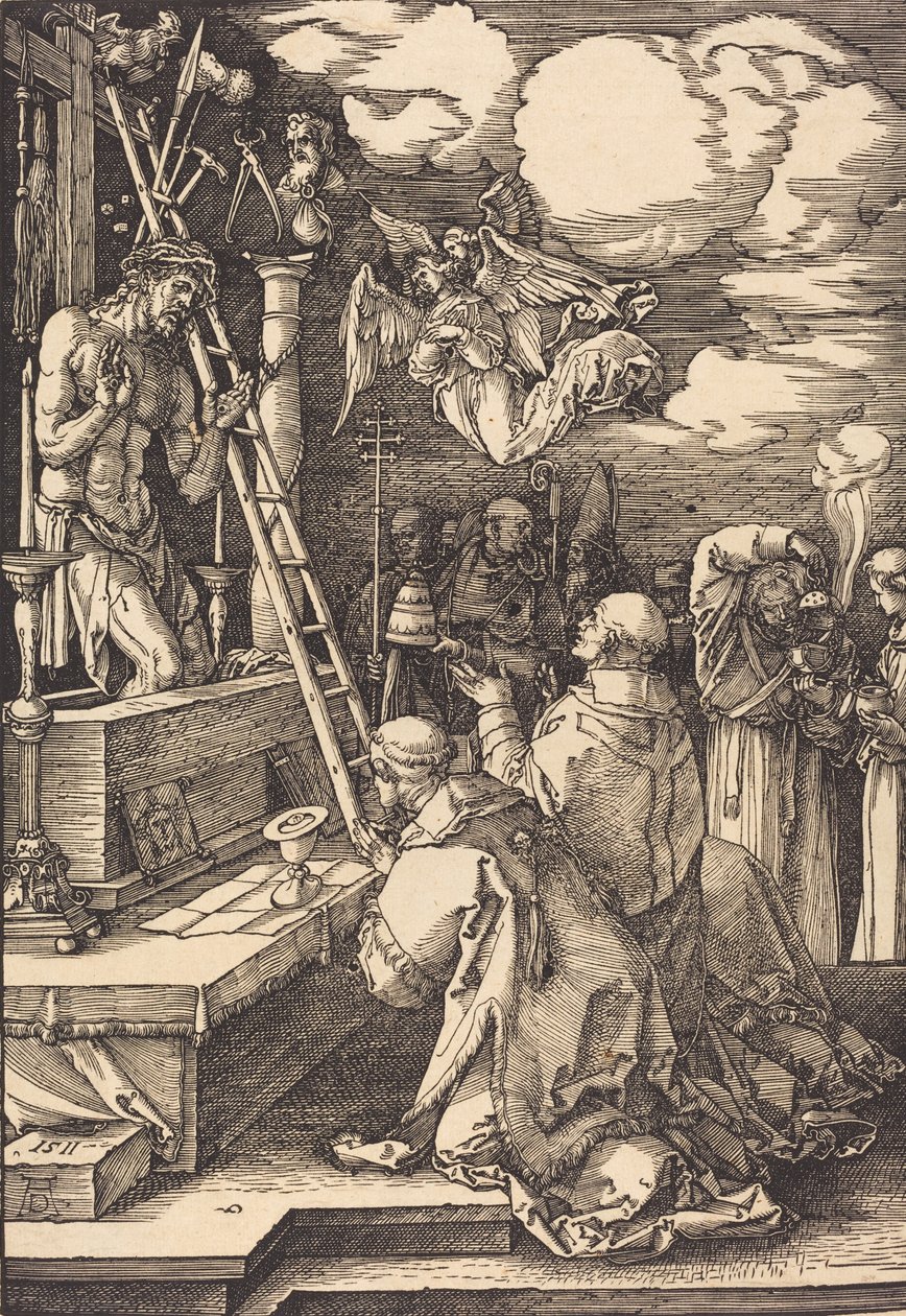 Sankt Gregors messe, 1511. af Albrecht Dürer