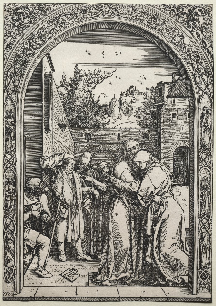 Mødet mellem Joachim og Anna ved Den Gyldne Port af Albrecht Dürer