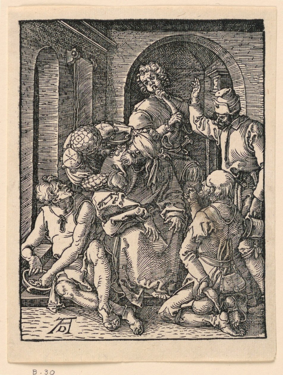 The Mocking of Christ, fra The Little Passion-serien af Albrecht Dürer