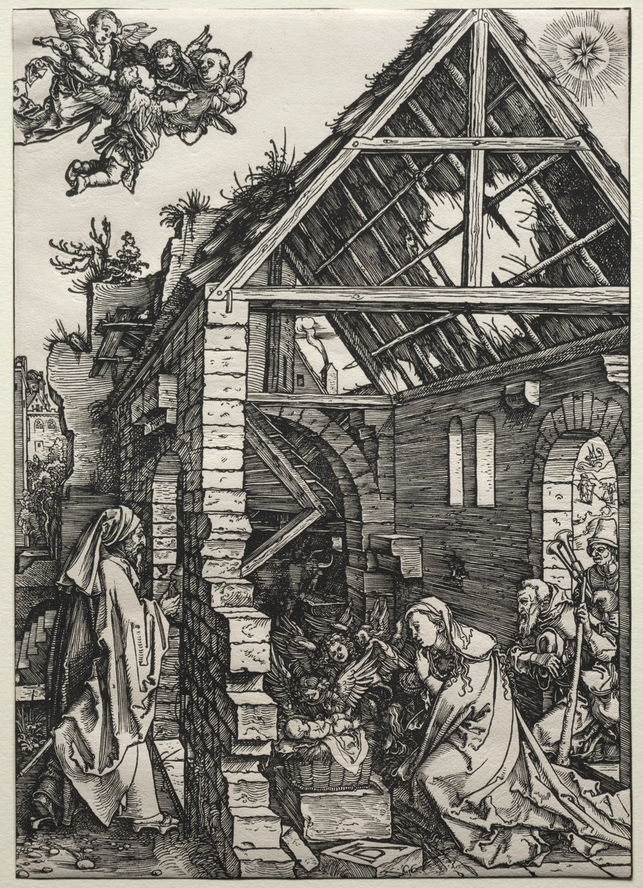 Fødselen, ca. 1502-1503. af Albrecht Dürer