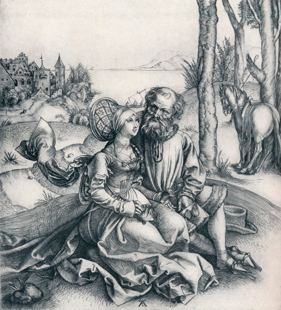 Kærlighedens tilbud, 1495 1906 af Albrecht Dürer