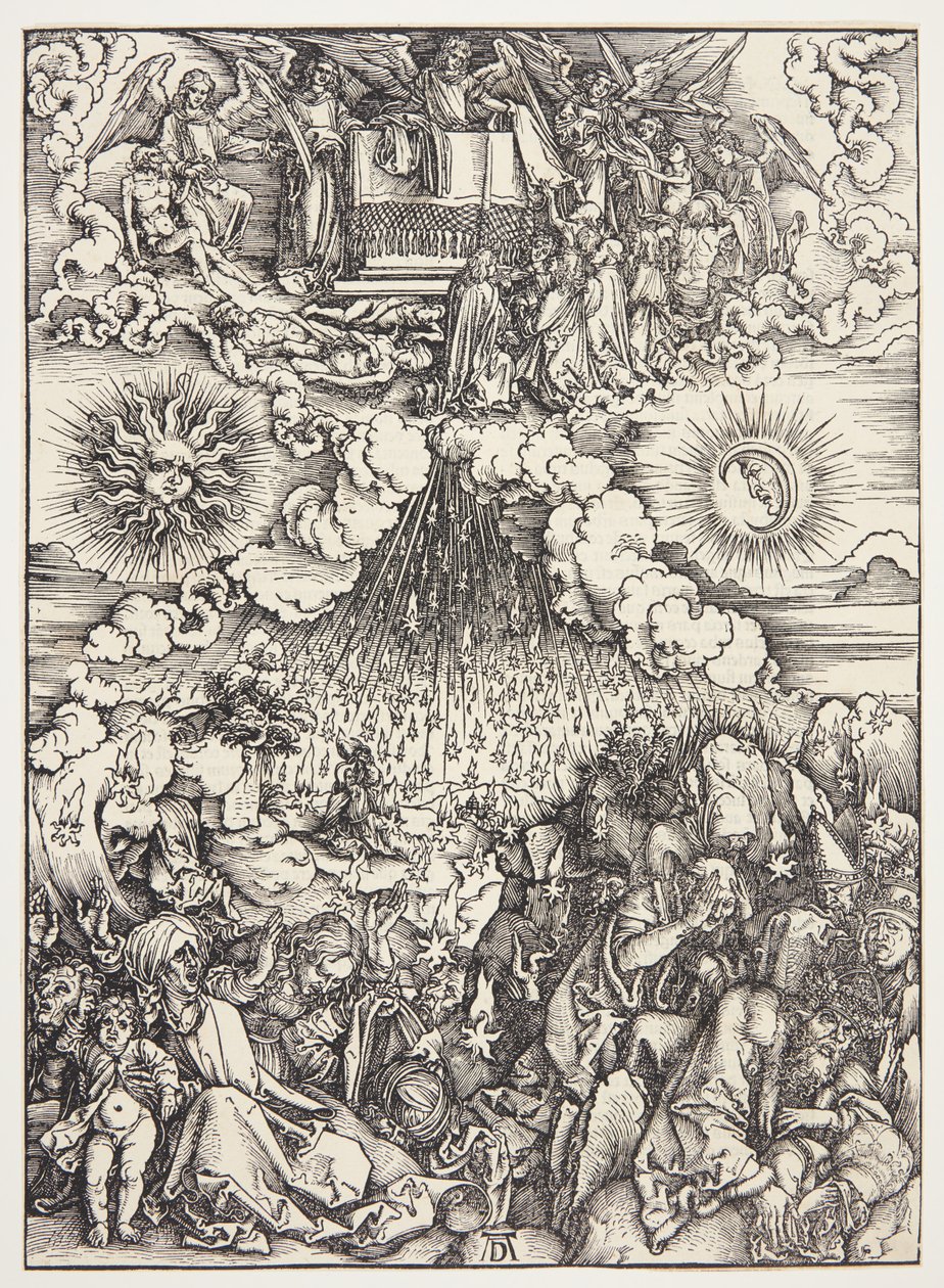 Åbningen af det femte og sjette segl af Albrecht Dürer
