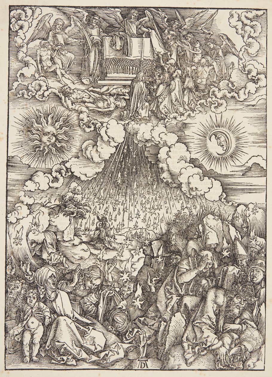 Åbningen af det femte og sjette segl af Albrecht Dürer