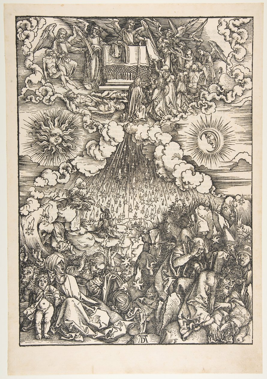 Åbningen af det femte og sjette segl, fra Apocalypse.n.d. af Albrecht Dürer