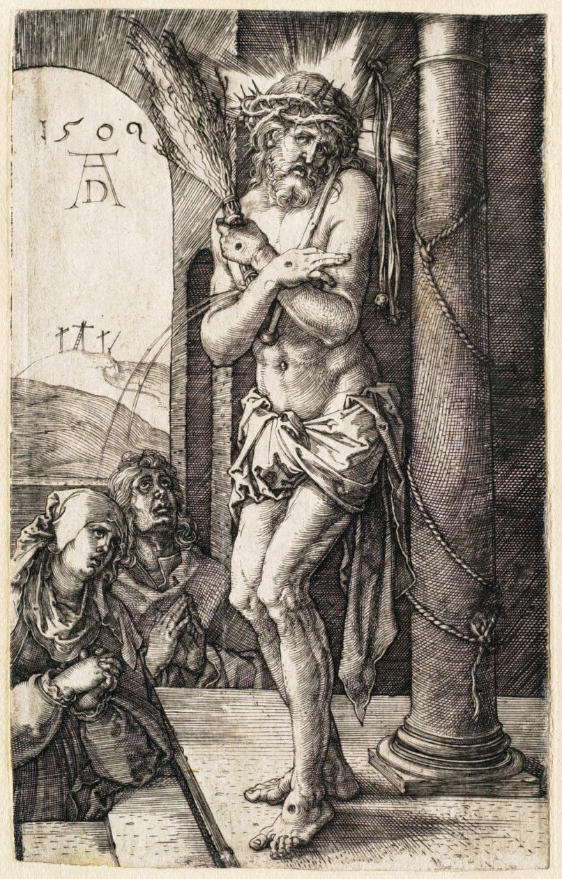 Passionen: Smertens mand ved søjlen af Albrecht Dürer