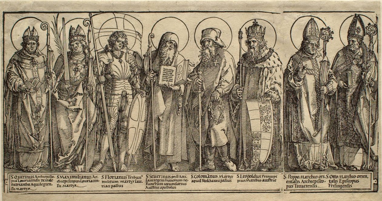 Østrigs skytshelgener af Albrecht Dürer