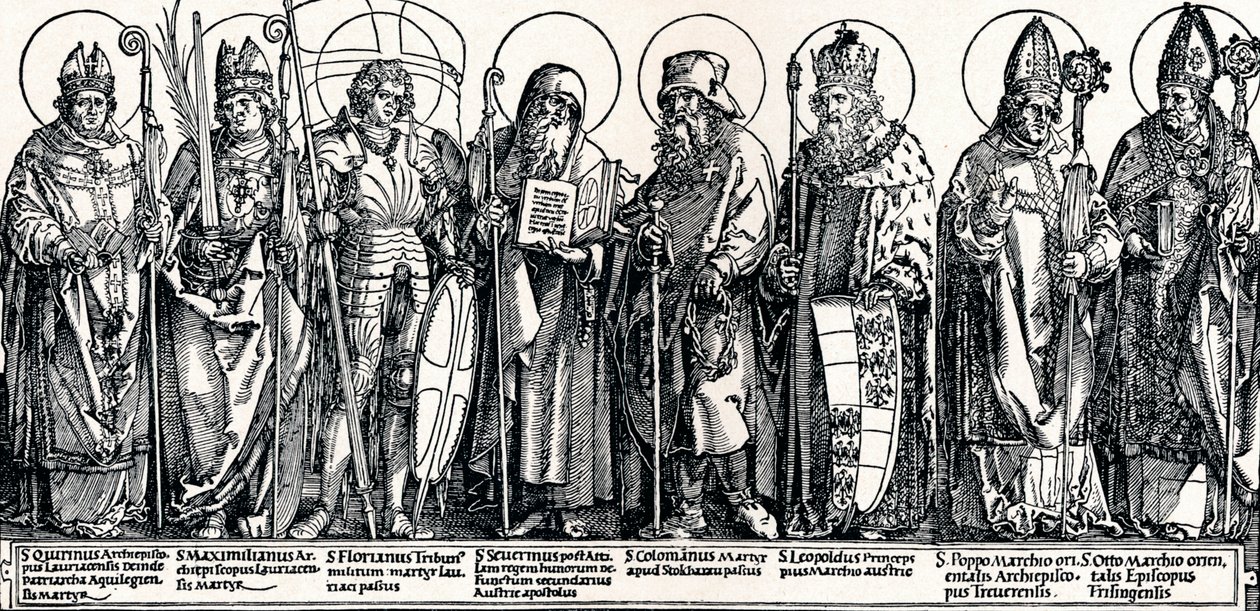 Østrigs skytshelgen, 1515 1906 af Albrecht Dürer