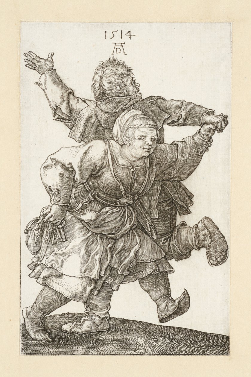 Det dansende bondepar af Albrecht Dürer