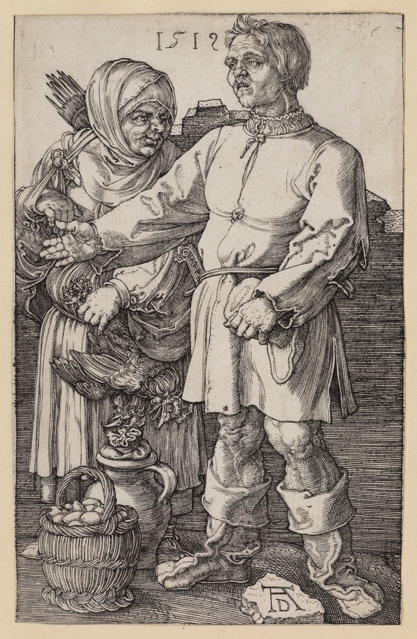 Bondeparret på markedet af Albrecht Dürer