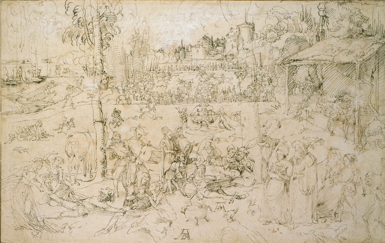The Pleasures of the World, begyndelsen af det 16. århundrede af Albrecht Dürer