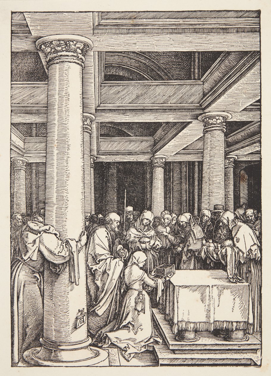 Præsentationen i templet af Albrecht Dürer