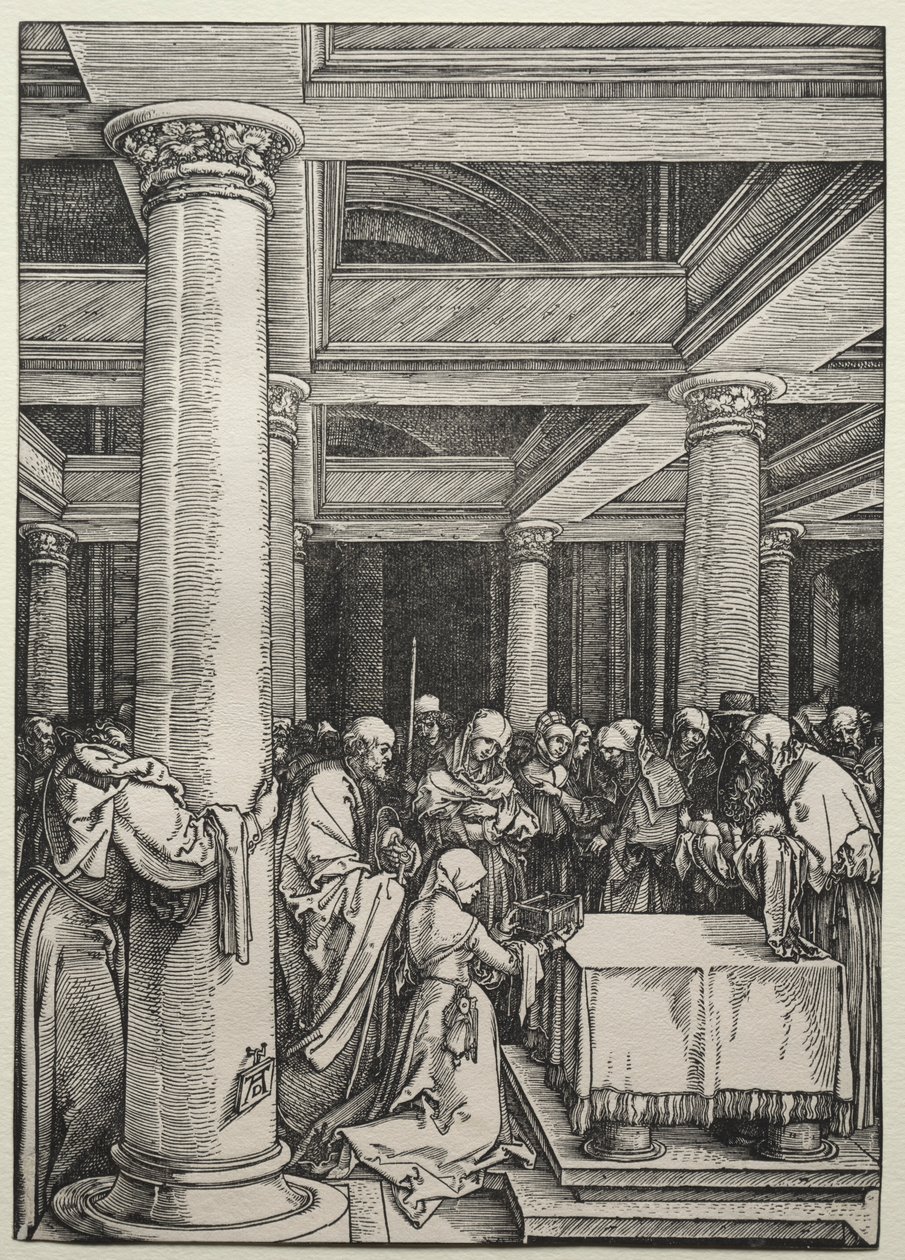 Præsentationen af Kristus i templet, ca. 1504-1505. af Albrecht Dürer