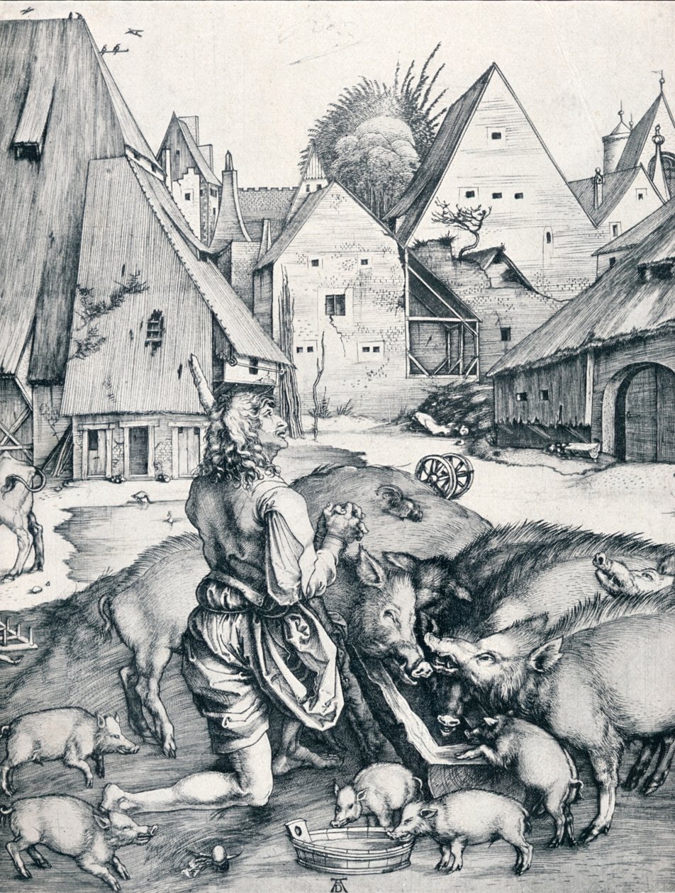 Den fortabte søn, 1495 1906 af Albrecht Dürer