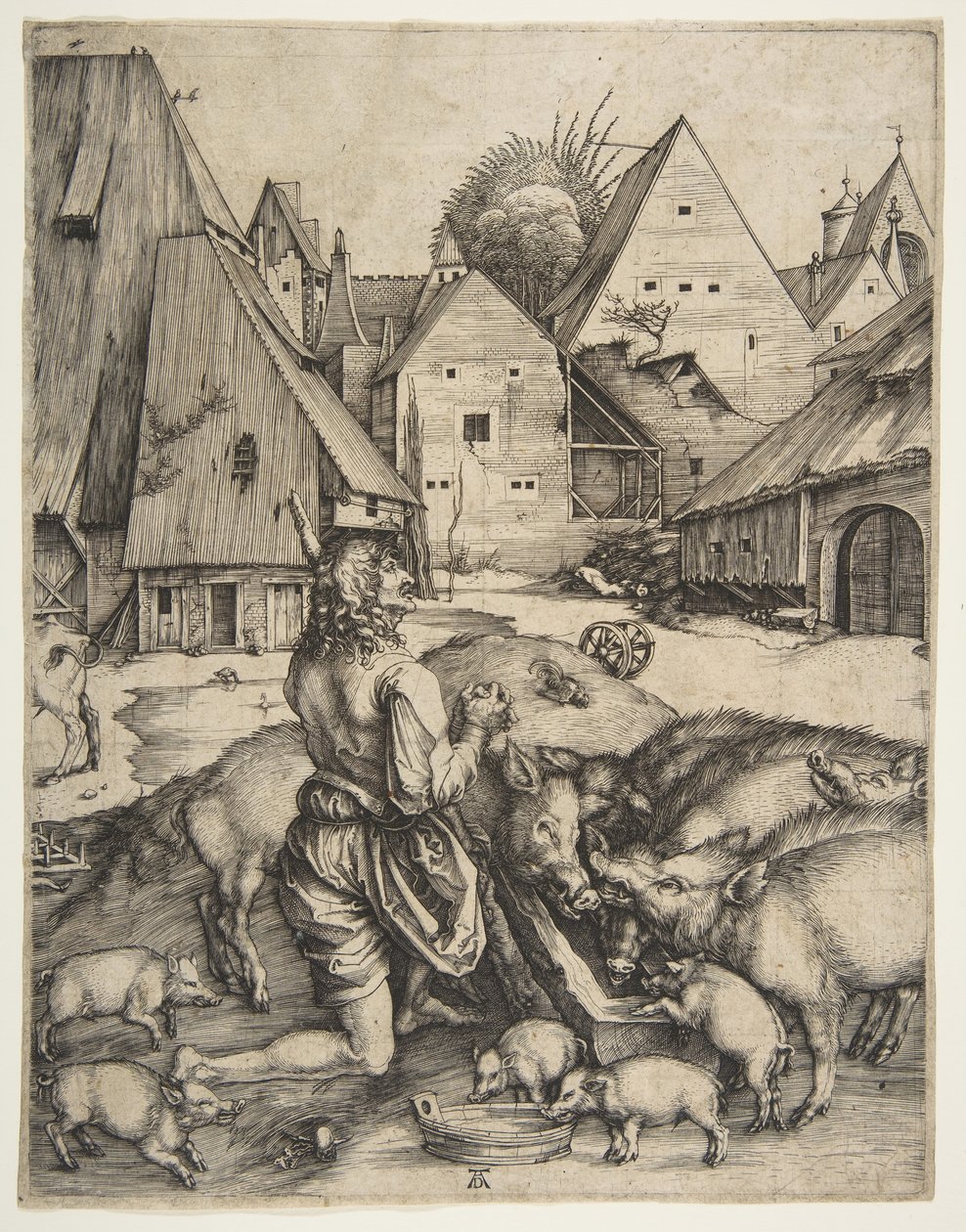 Den fortabte søn, ca. 1496. af Albrecht Dürer