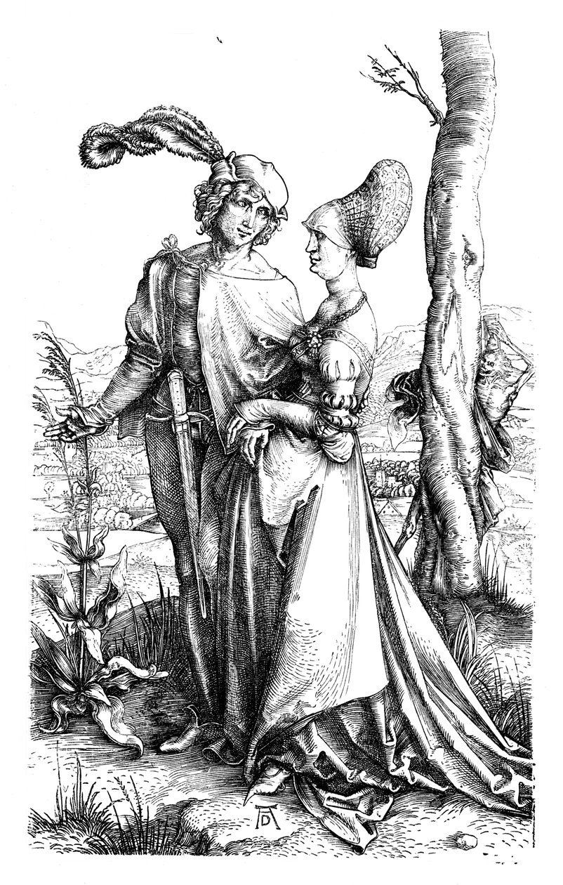 The Promenade, c1498, 1906 af Albrecht Dürer