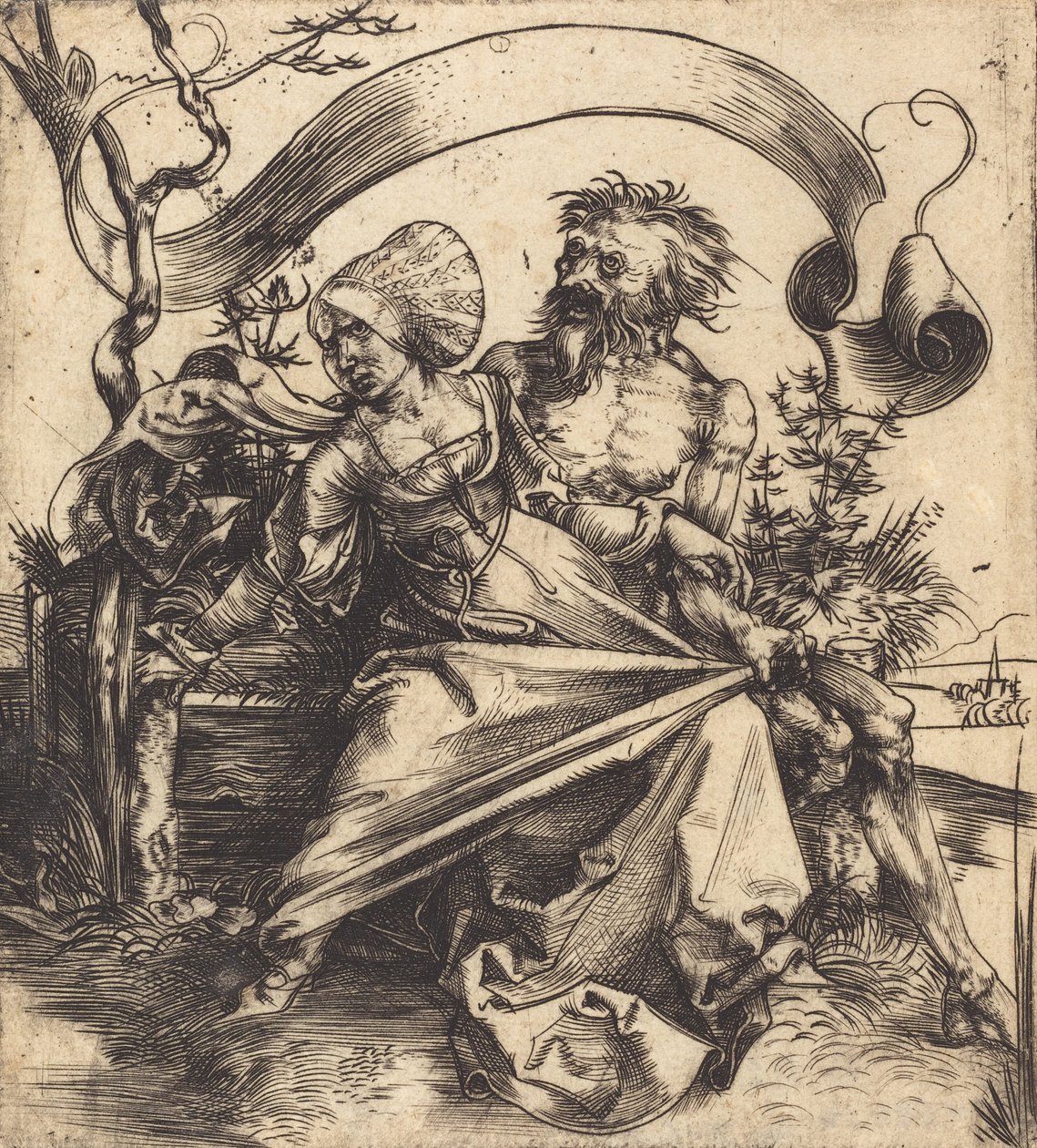 The Ravisher, ca. 1495. af Albrecht Dürer