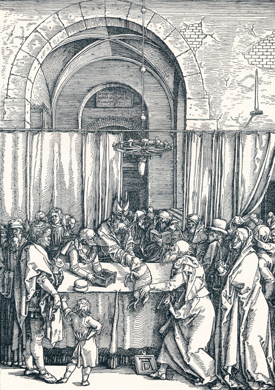 The Rejection of Joachims Offering, 1506 1906 af Albrecht Dürer
