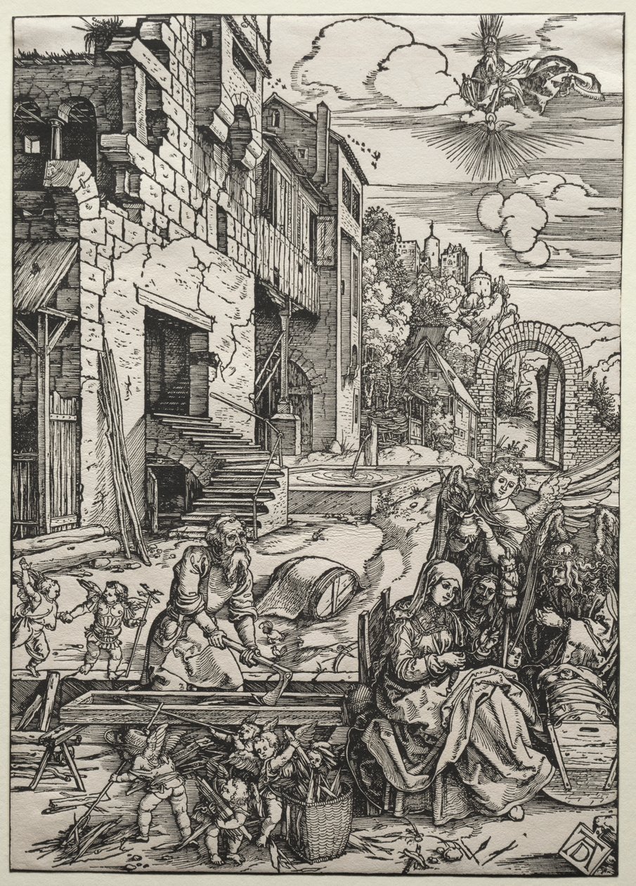Roen i Egypten, ca. 1501-1502. af Albrecht Dürer