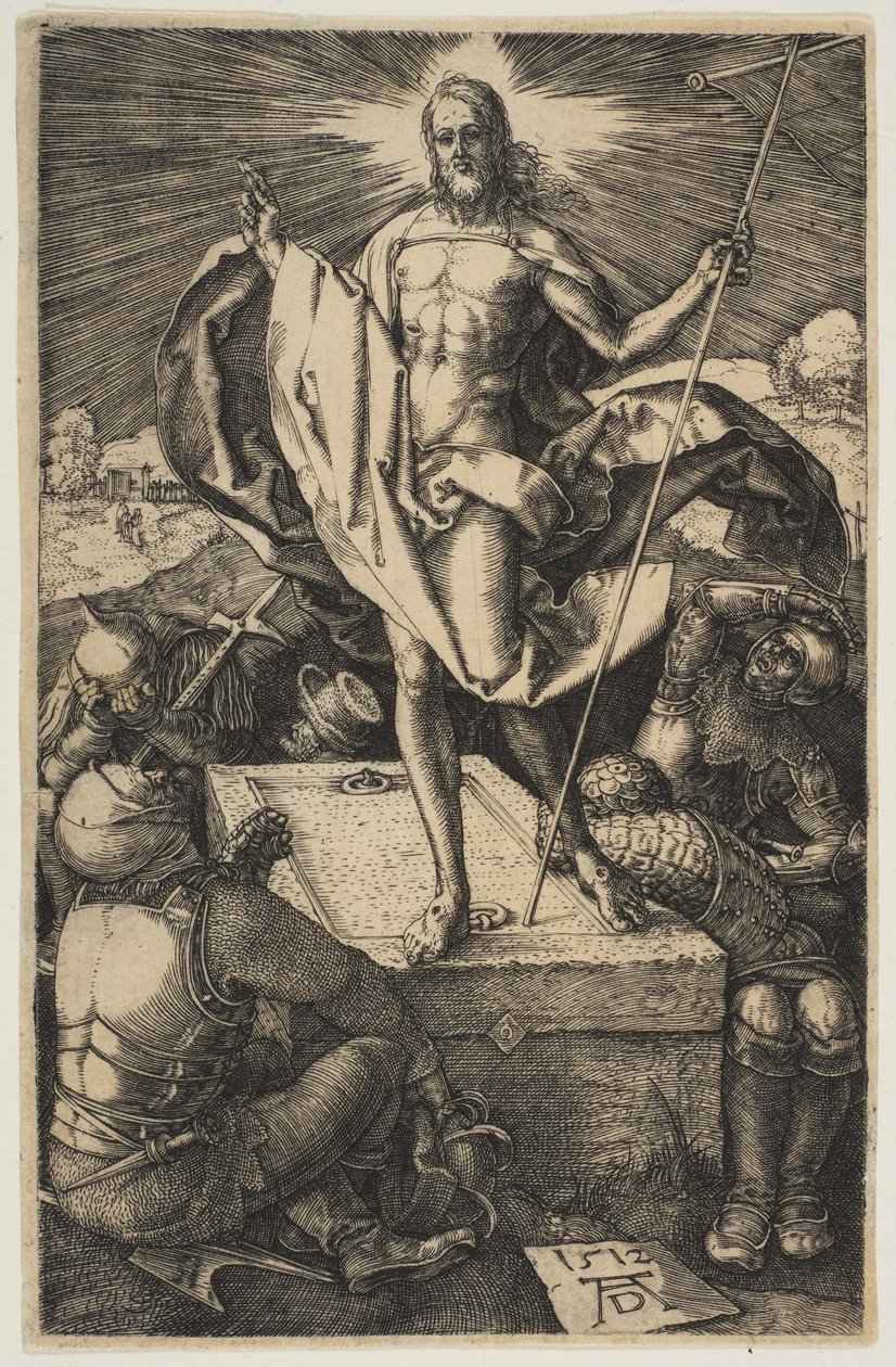 Opstandelsen, fra The Passion, 1511. af Albrecht Dürer