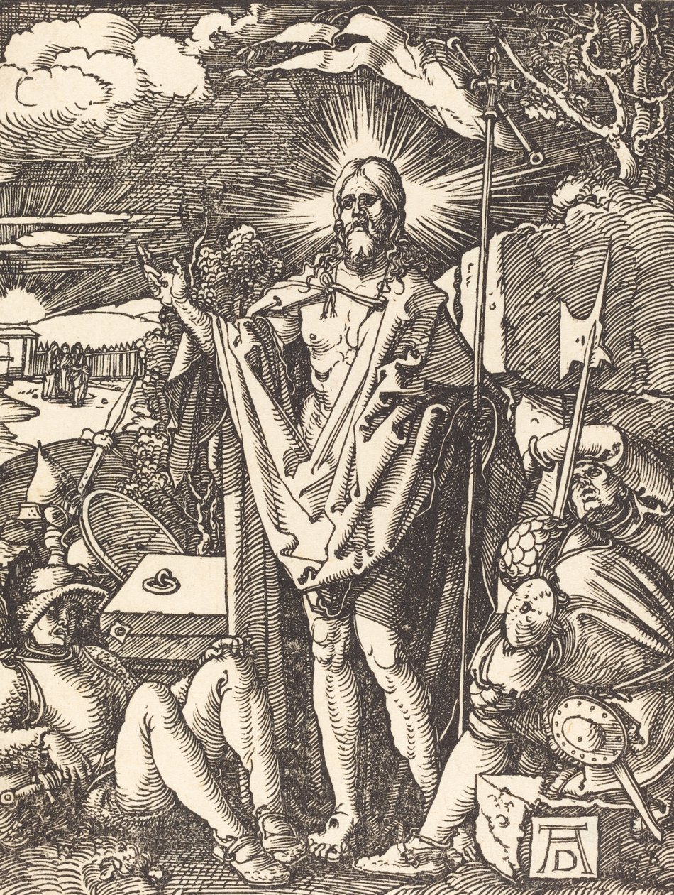 Opstandelsen, sandsynligvis ca. 15091510. af Albrecht Dürer