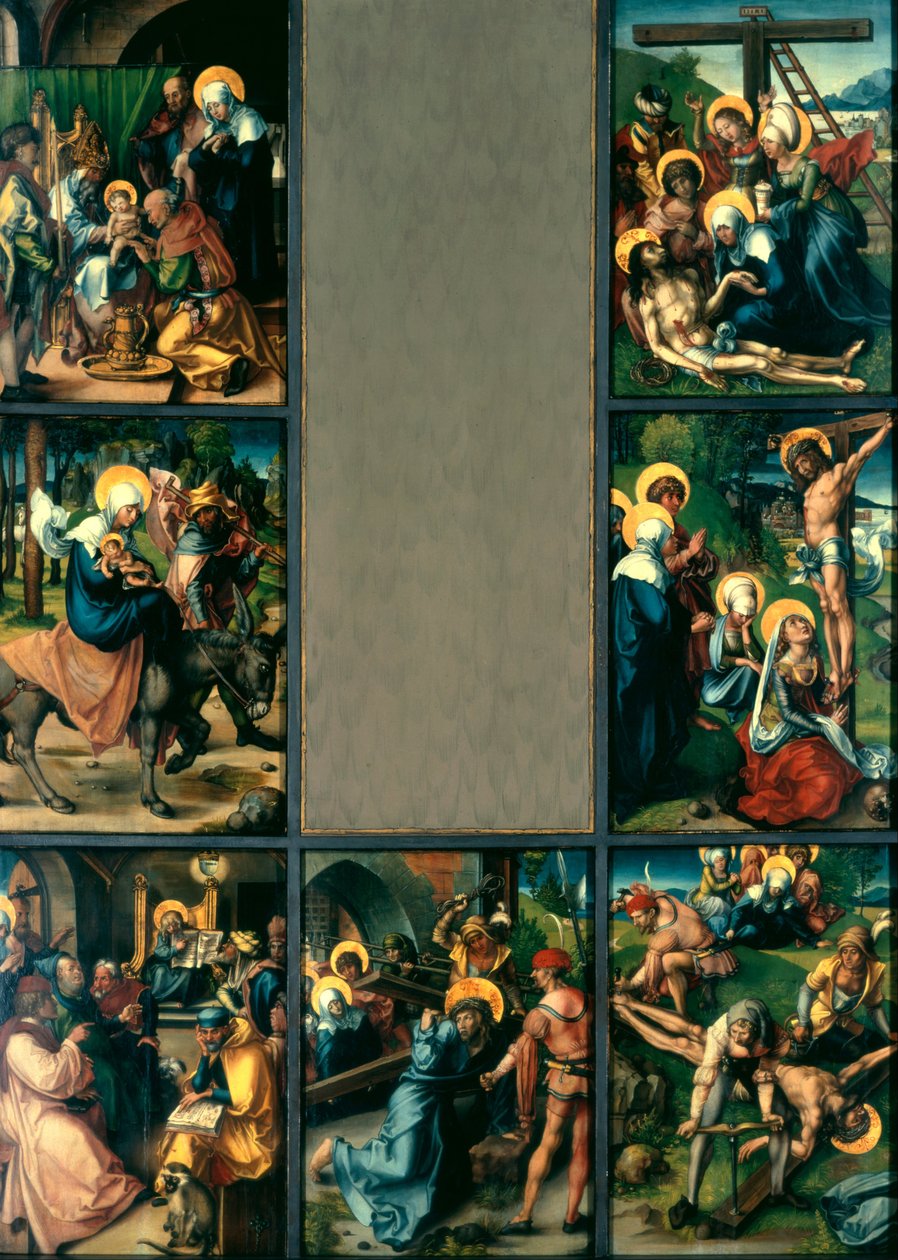 Jomfruens syv sorger af Albrecht Dürer