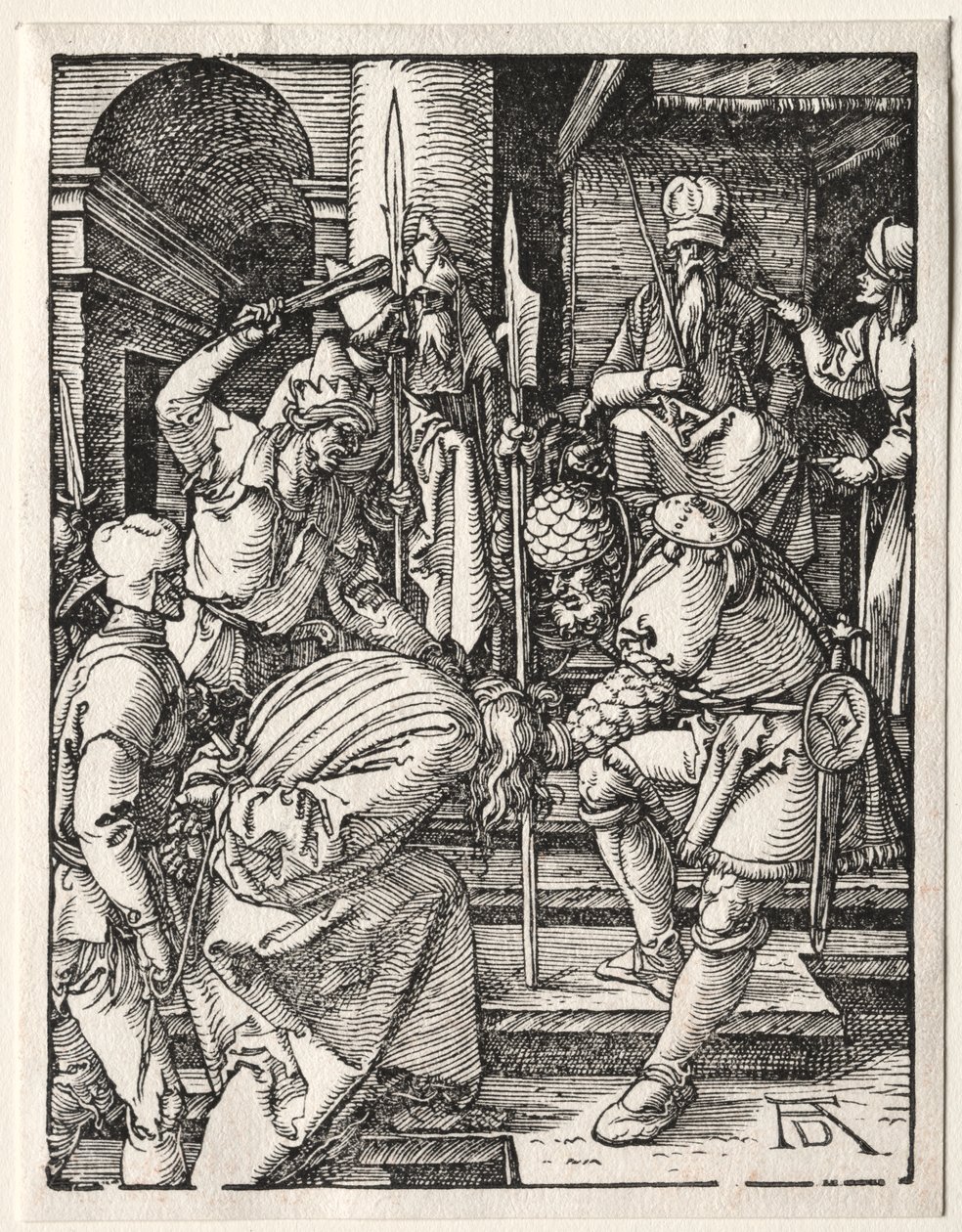 Den lille lidenskab: Kristus før Annas af Albrecht Dürer