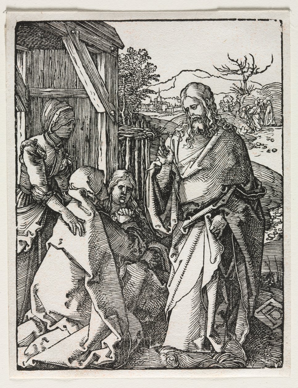Den lille lidenskab: Kristus tager afsked med jomfruen af Albrecht Dürer