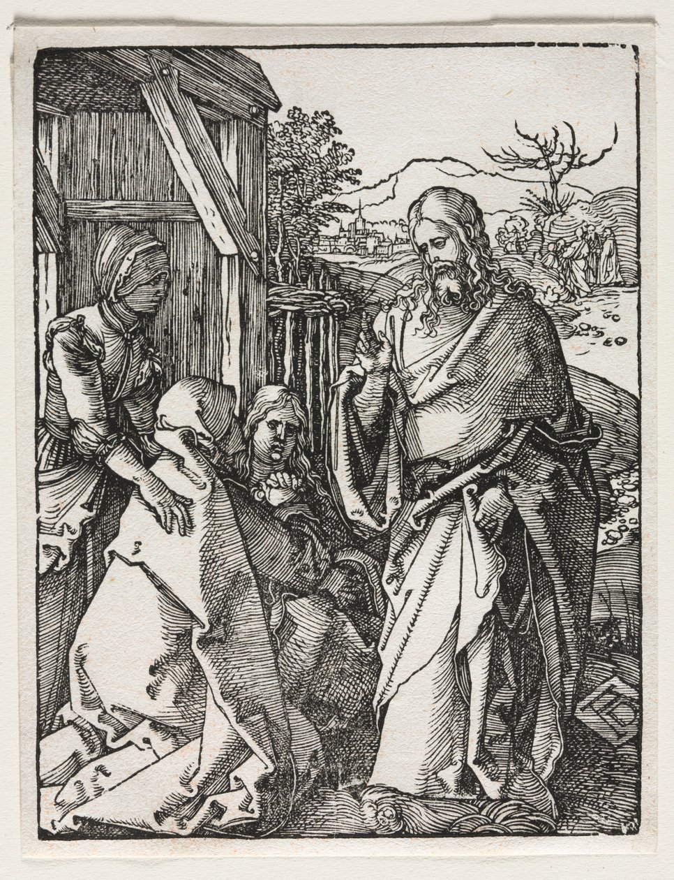 Den lille lidenskab: Kristus tager afsked med jomfruen. af Albrecht Dürer