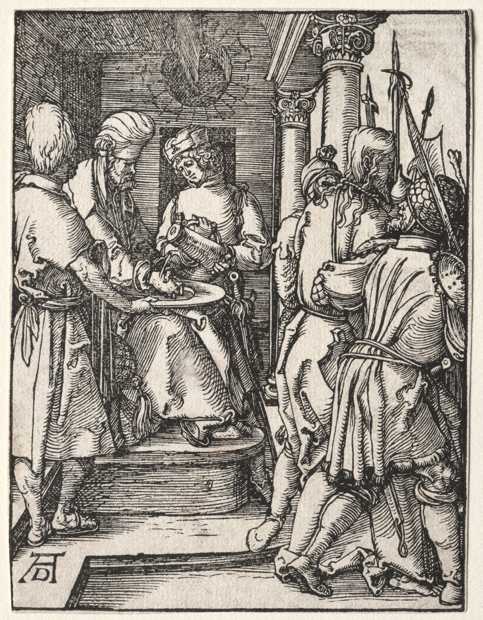 Den lille lidenskab: Pilatus vasker sine hænder af Albrecht Dürer