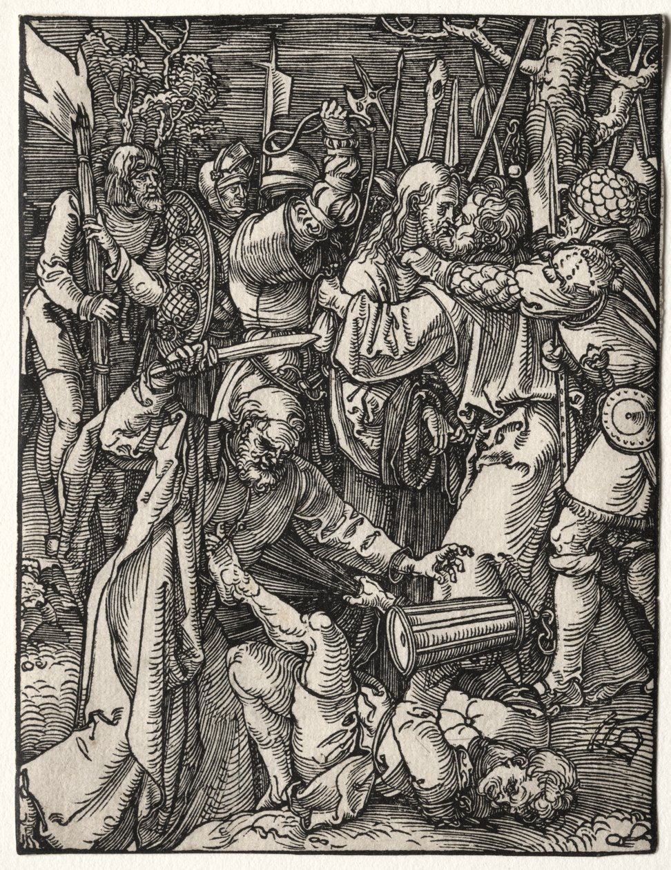 Den lille lidenskab: Kristi forræderi af Albrecht Dürer