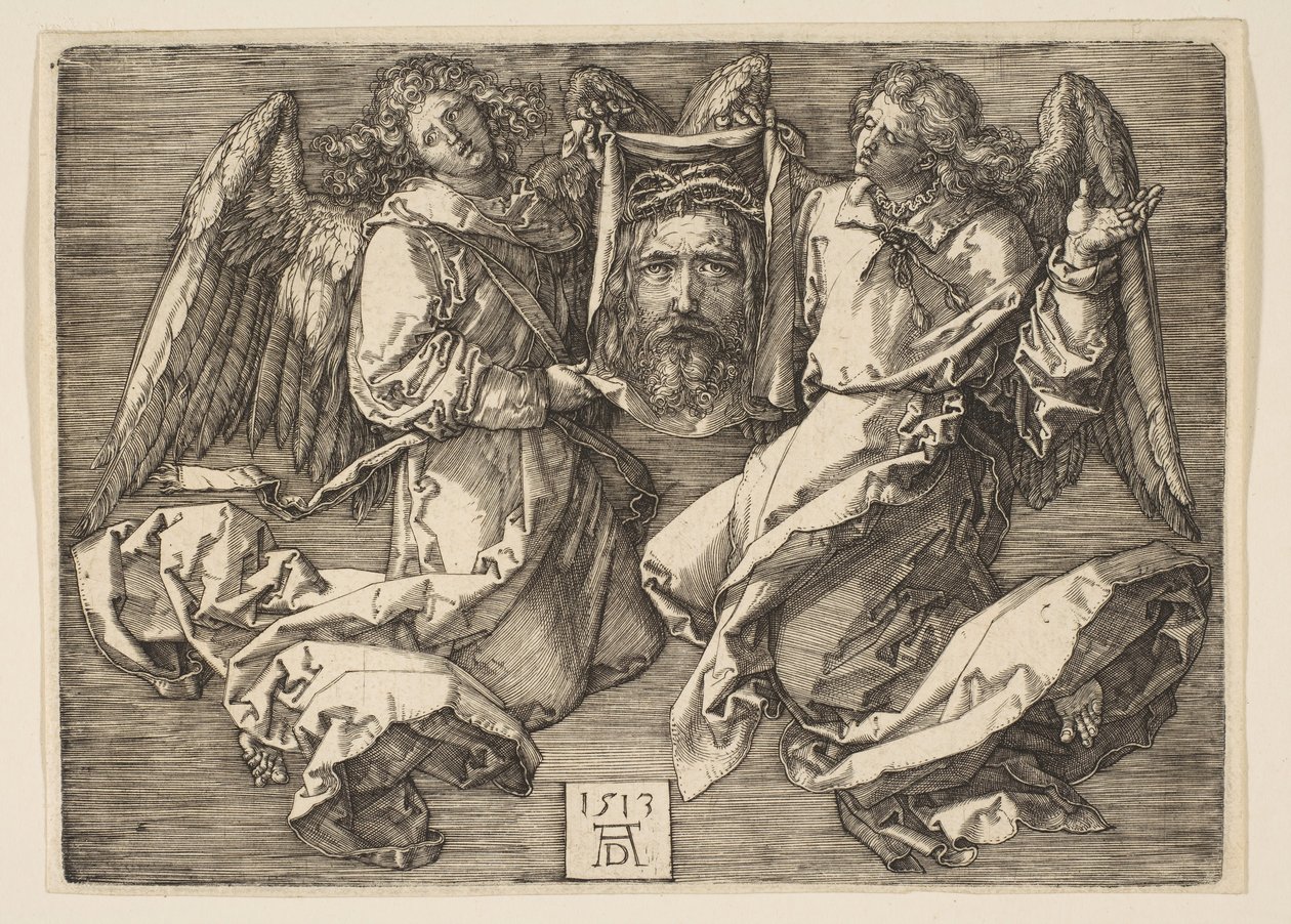 Sudarium vist af to engle, 1513. af Albrecht Dürer