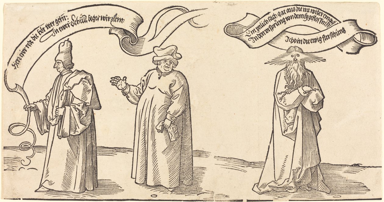 Læreren, Præsten og Forsynet af Albrecht Dürer
