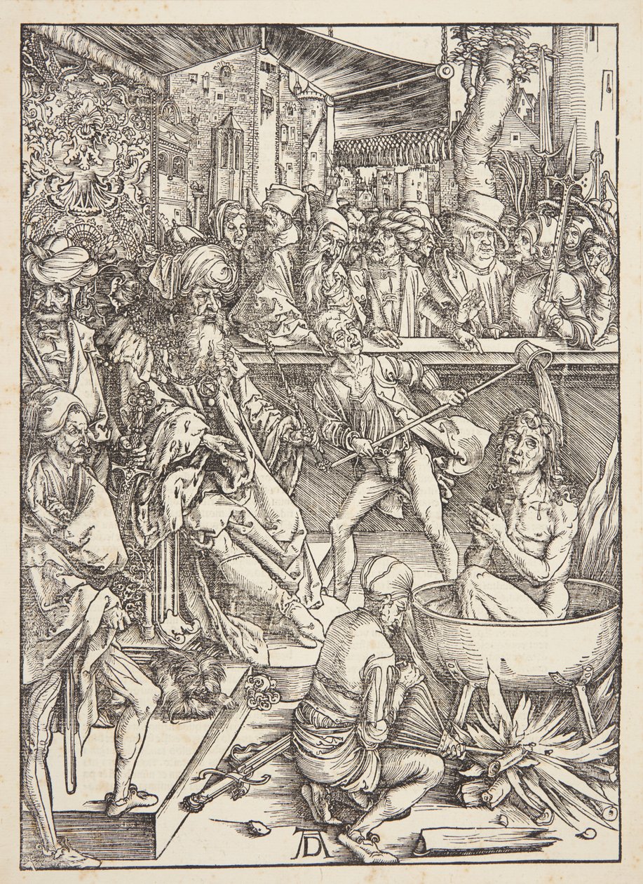 Torturen af Johannes Evangelisten af Albrecht Dürer