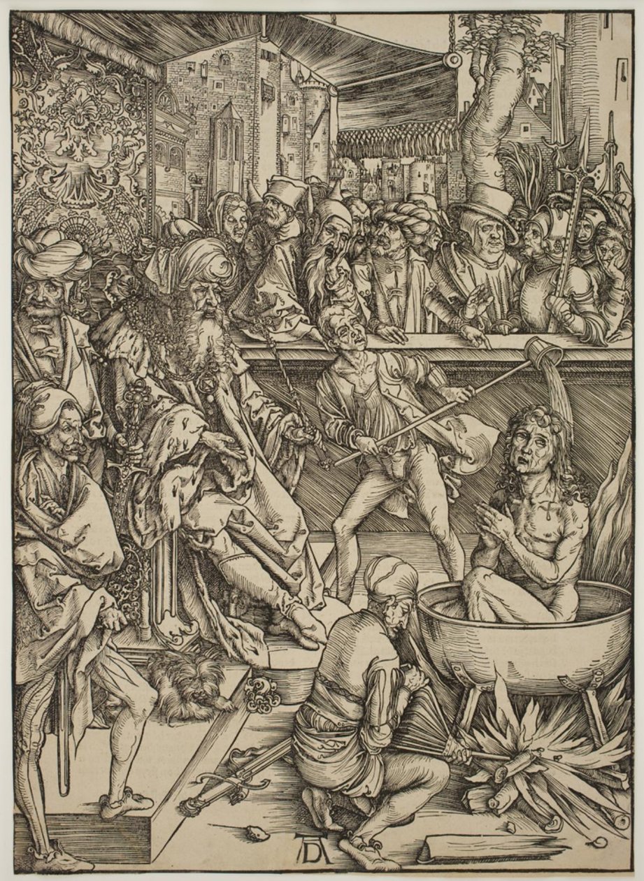 Torturen af Johannes Evangelisten af Albrecht Dürer