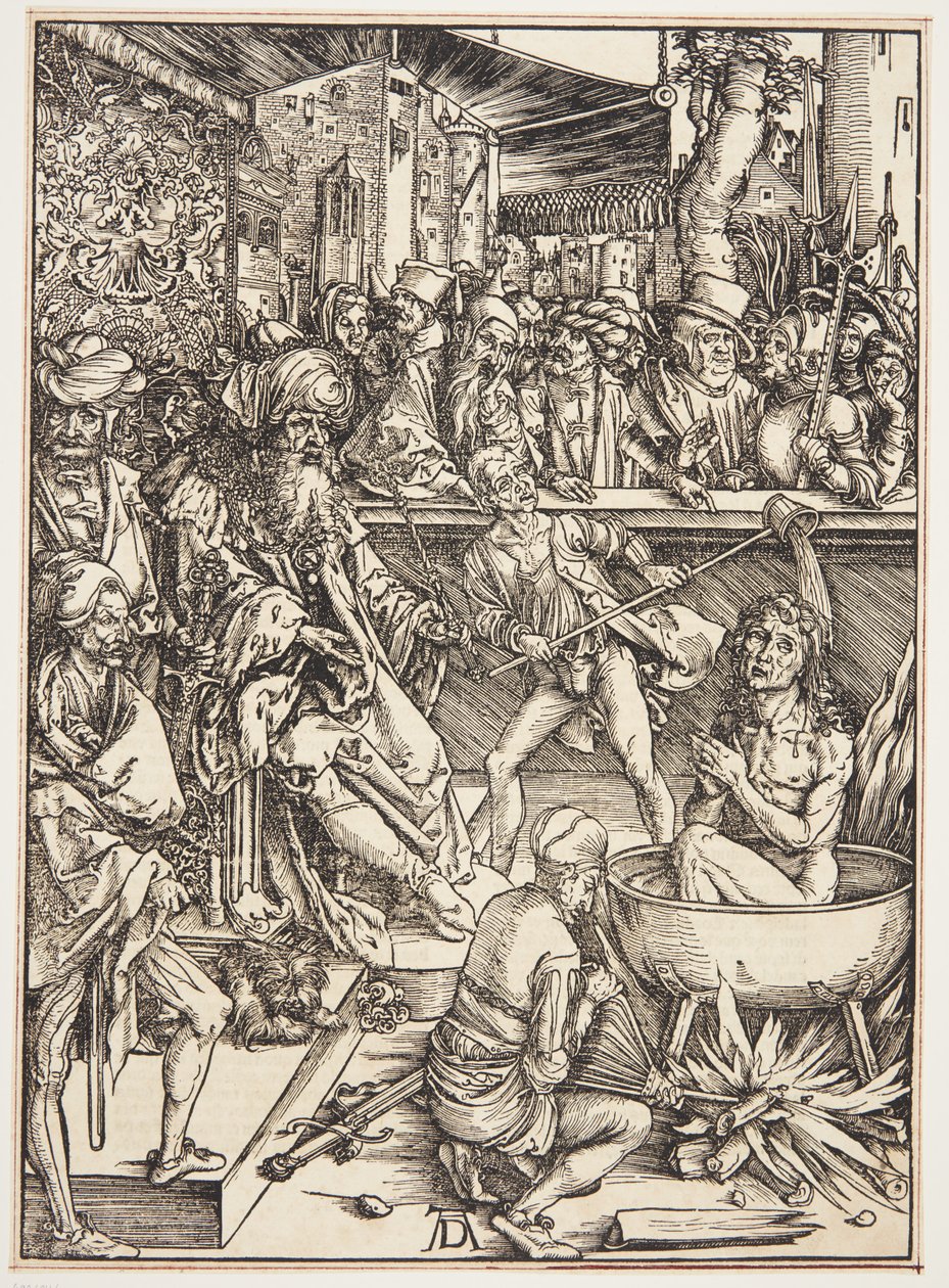 Torturen af Johannes Evangelisten af Albrecht Dürer