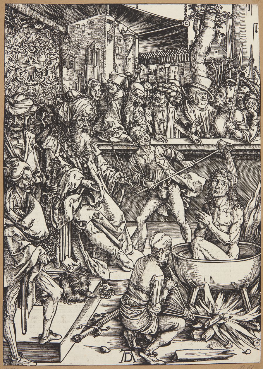 Torturen af Johannes Evangelisten af Albrecht Dürer