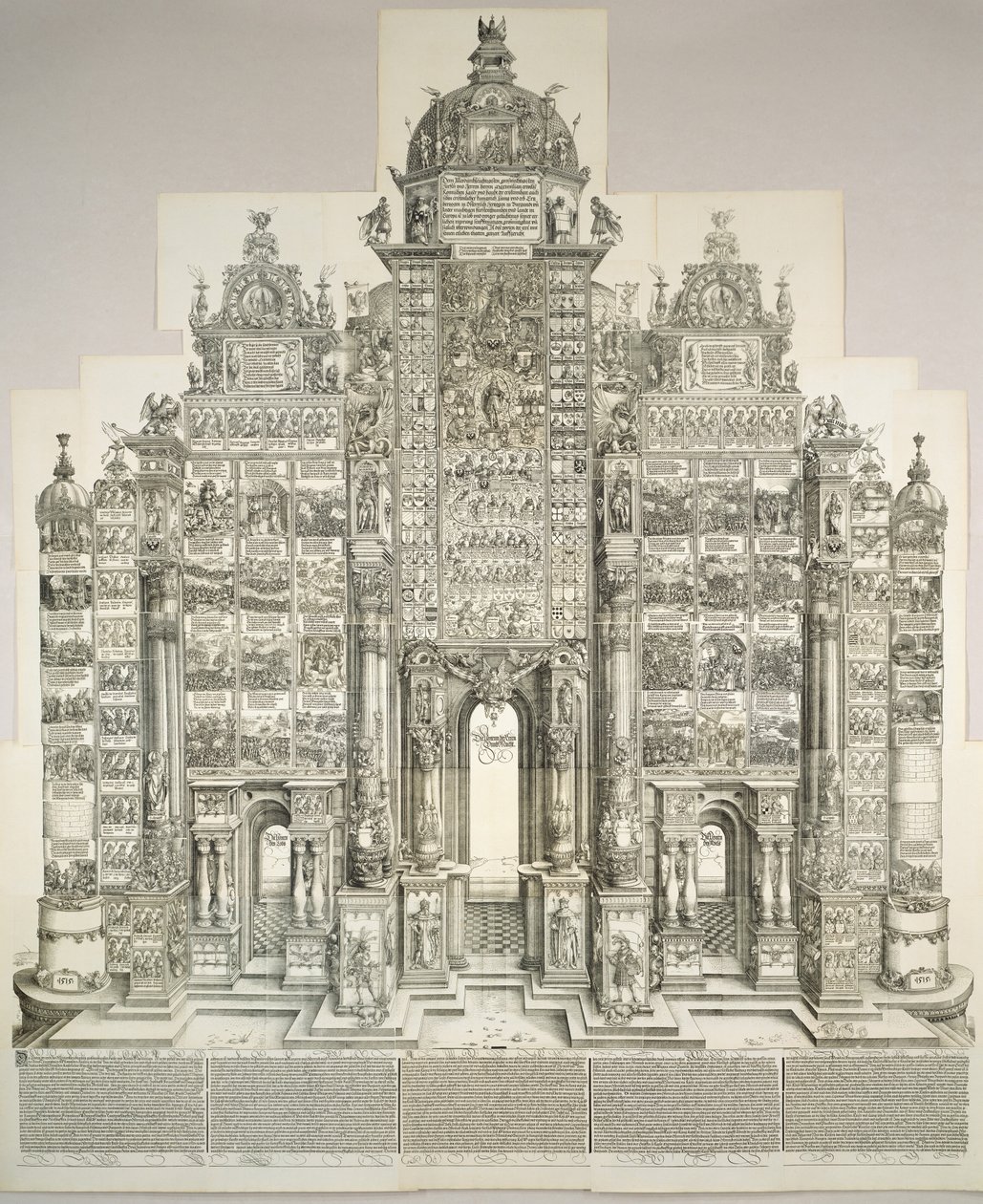 Maximilians Triumfbue, 1515 1799 udgave. af Albrecht Dürer
