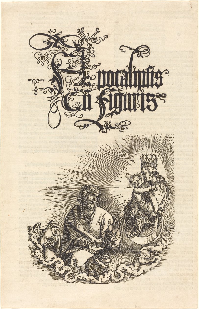 Jomfruen viser sig for Johannes af Albrecht Dürer