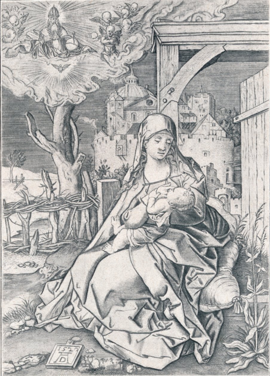 Jomfruen ved porten, 1522 1906. af Albrecht Dürer