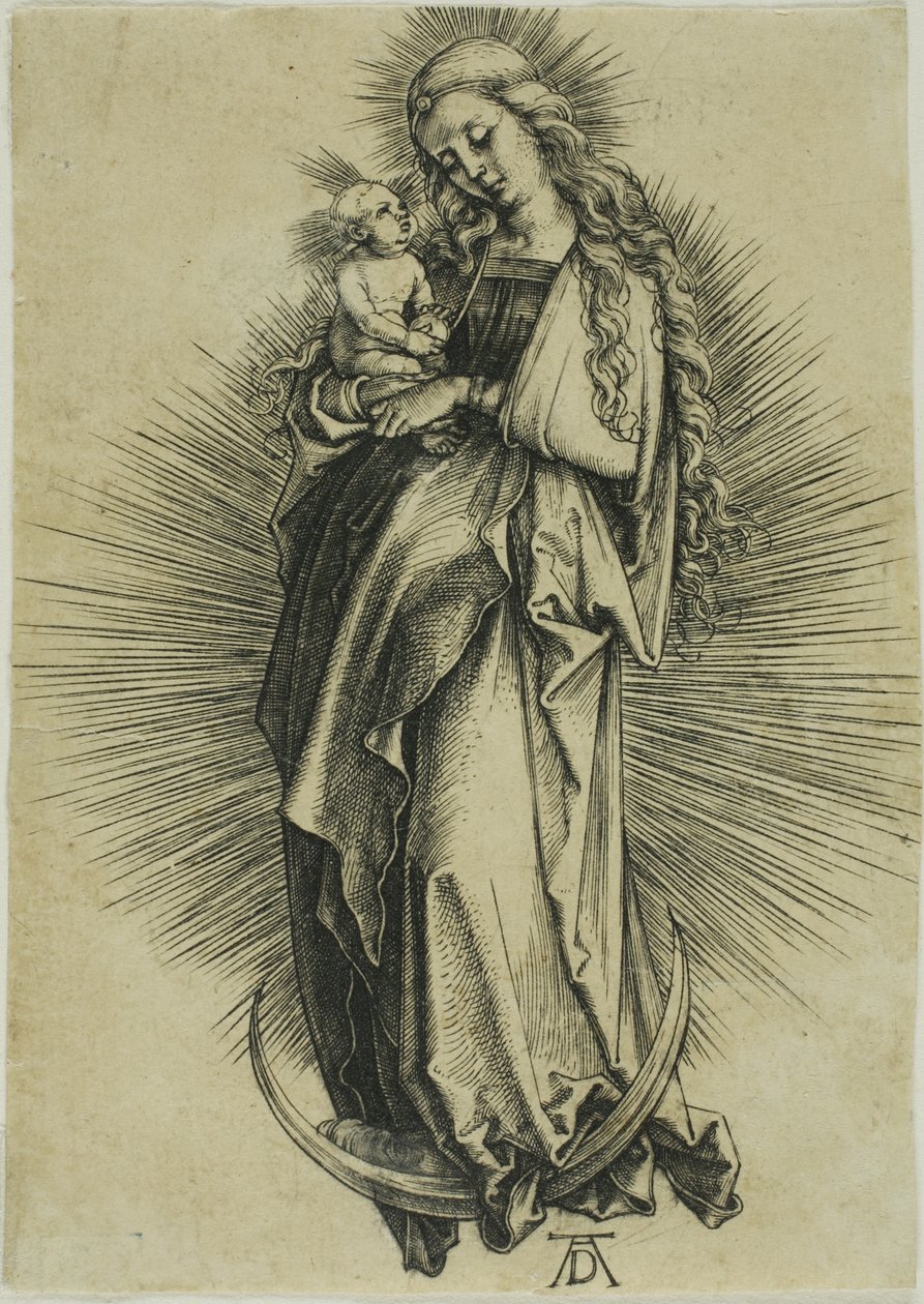 Jomfruen på Halvmånen af Albrecht Dürer