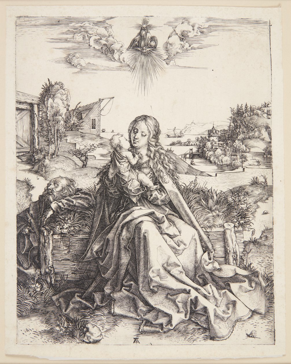 Jomfruen med guldsmede af Albrecht Dürer