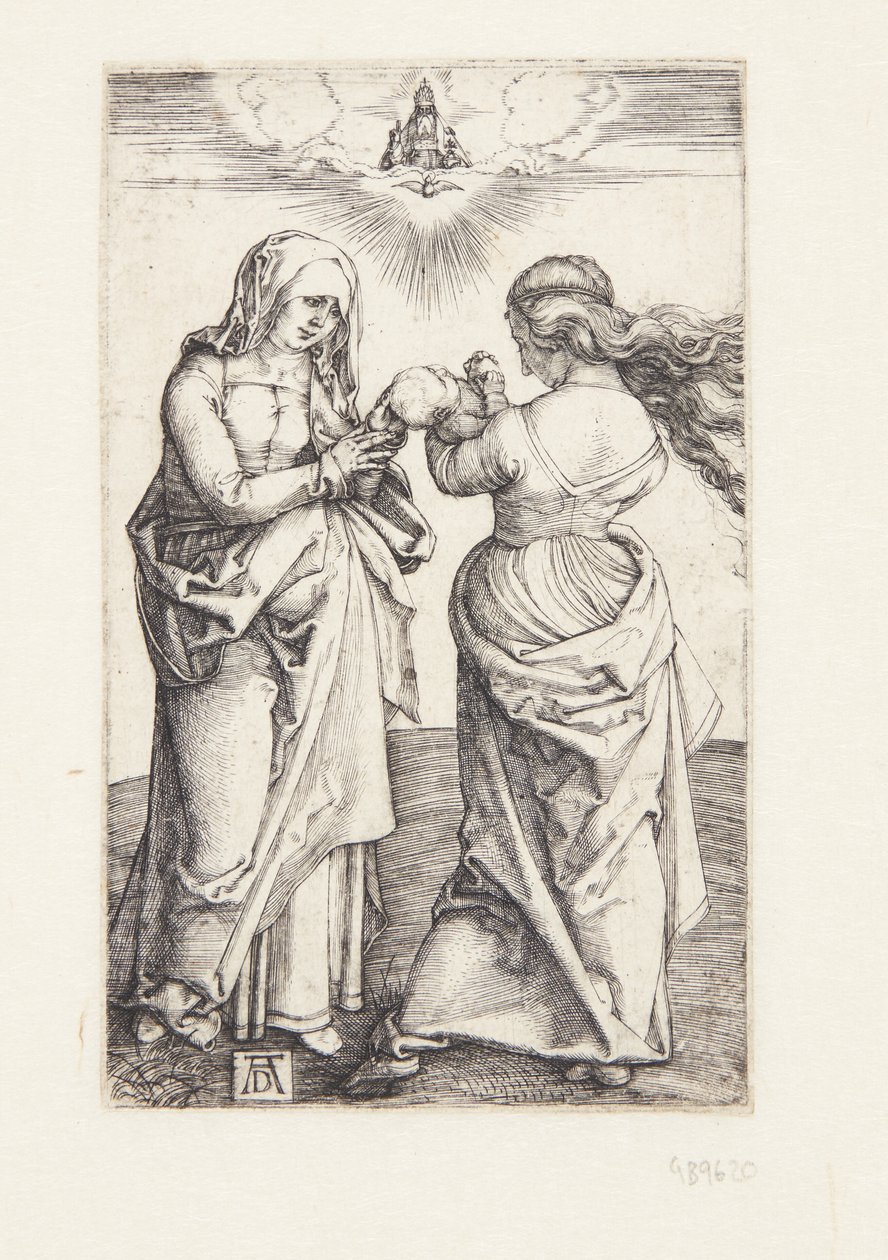 Jomfruen med spædbarnet Kristus og Sankt Anne af Albrecht Dürer