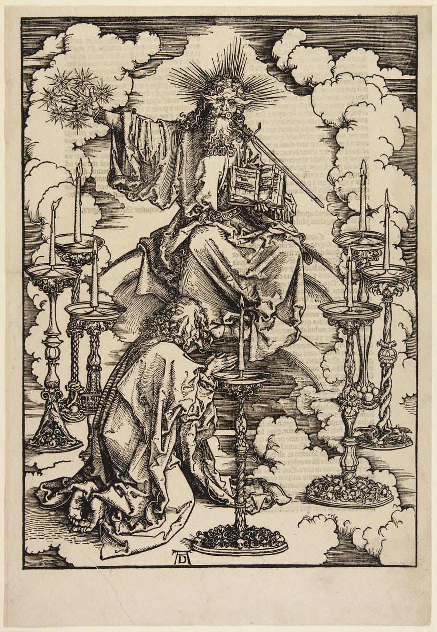 Visionen om de syv lysestager af Albrecht Dürer