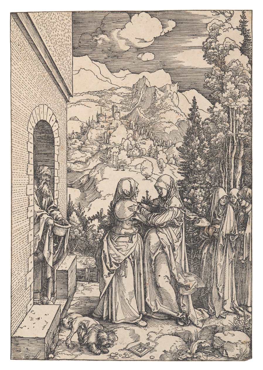 Besøget, 1503. af Albrecht Dürer