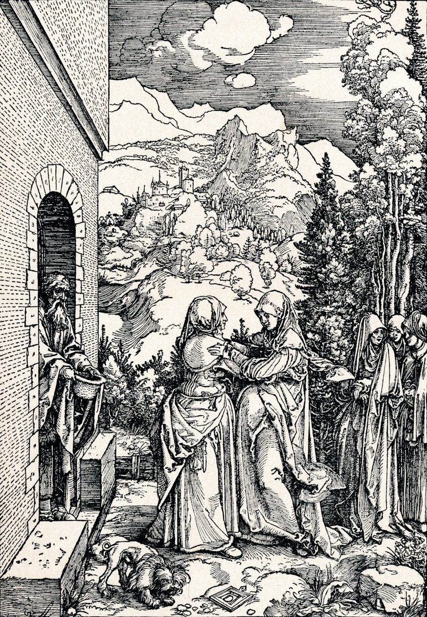 Visitationen, 1506 1906 af Albrecht Dürer