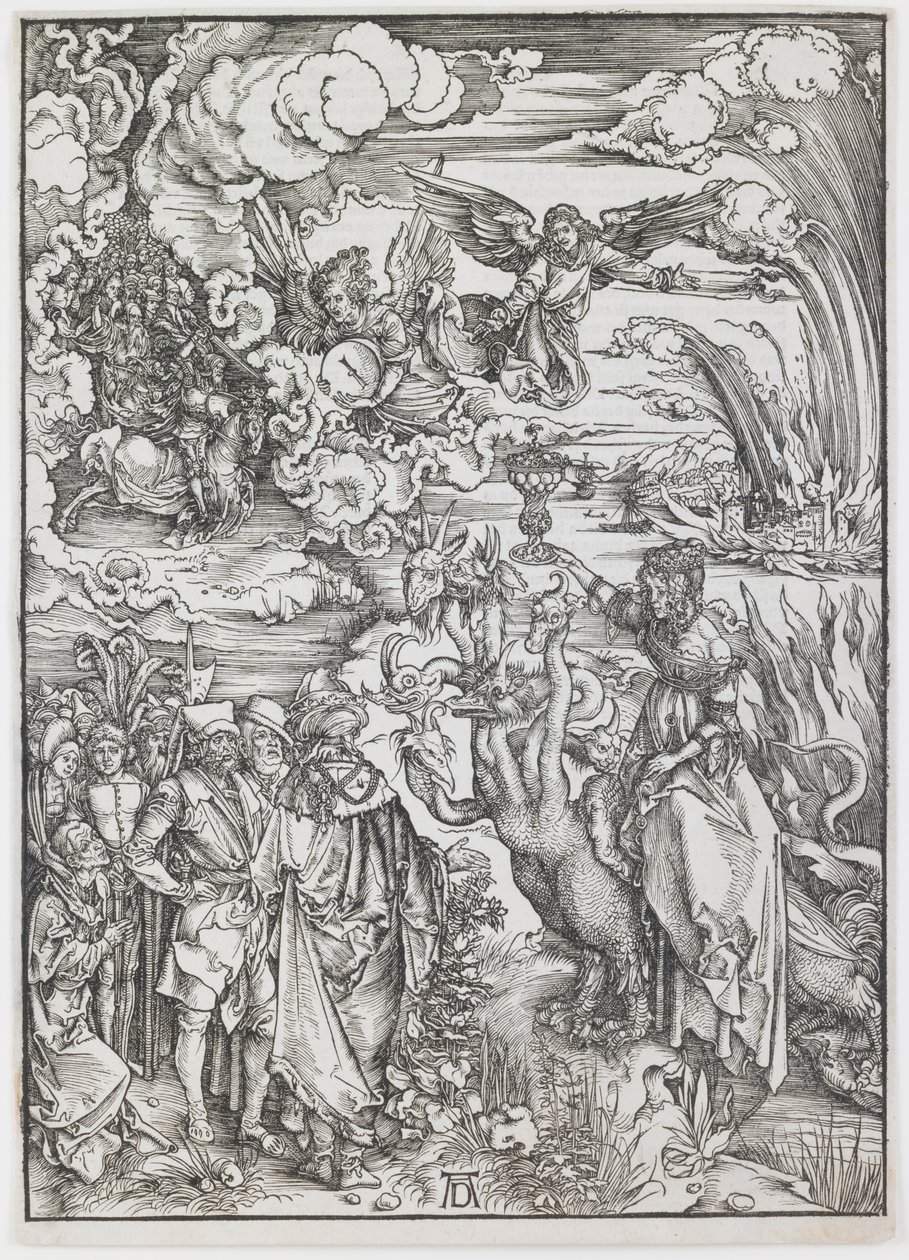 The Whore of Babylon, fra serien "The Apocalypse" af Albrecht Dürer