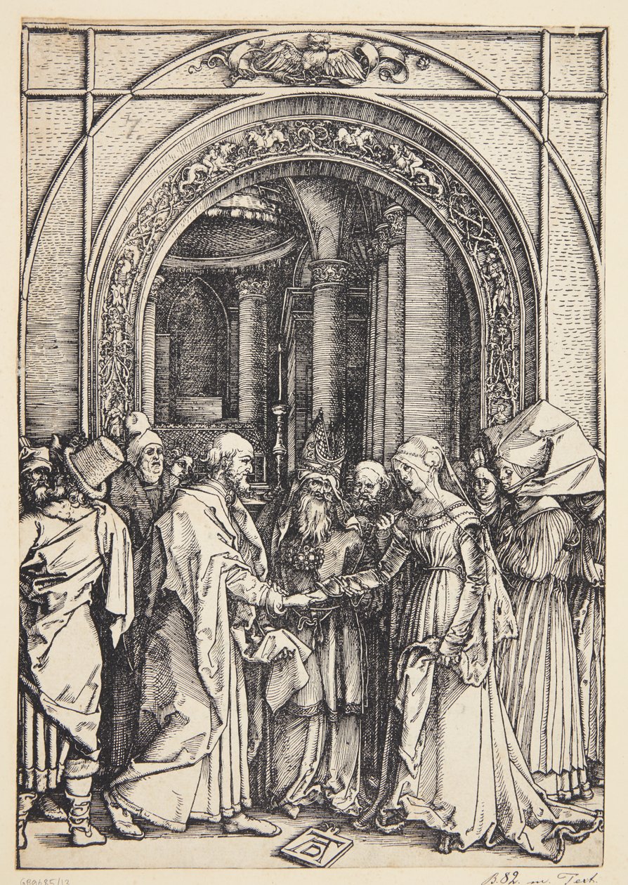 Jomfruens trolovelse af Albrecht Dürer