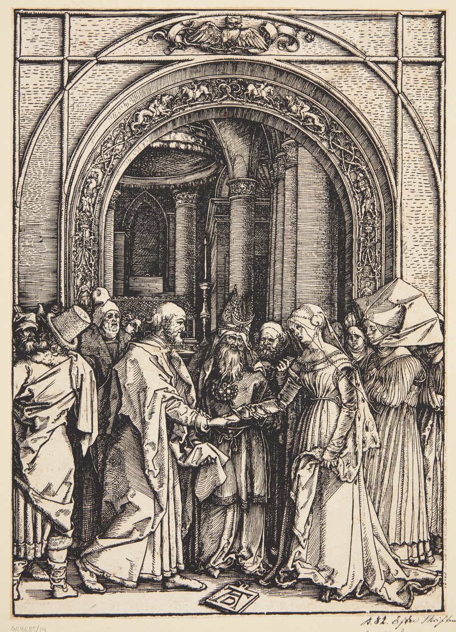 Jomfruens trolovelse af Albrecht Dürer